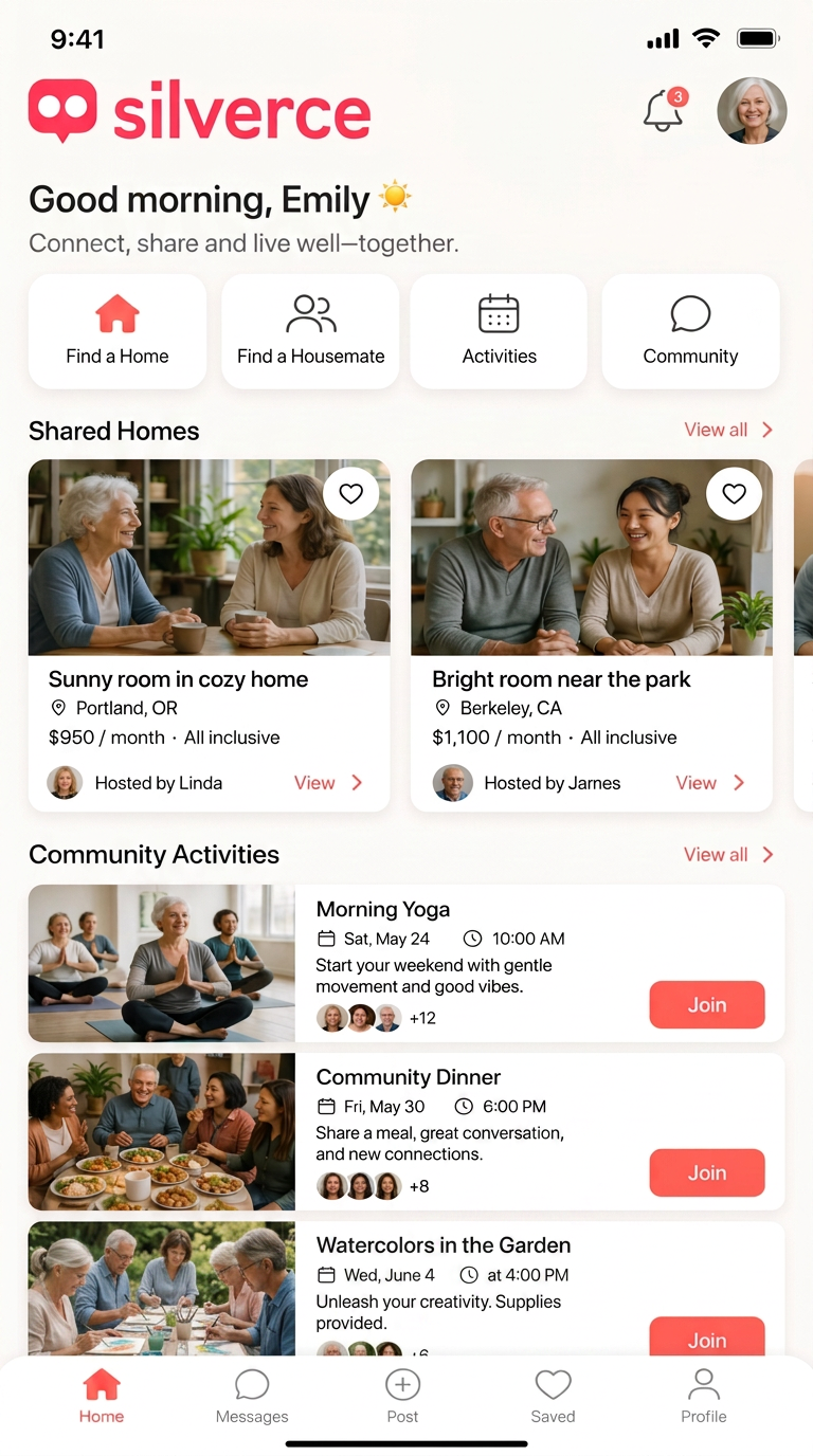 The Silverce app